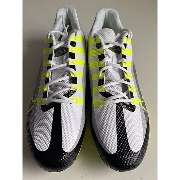 Nike Vapor Edge Speed 360 Football Cleats DQ5110-071 White Grey Black Men’s 15 - Picture 2 of 11